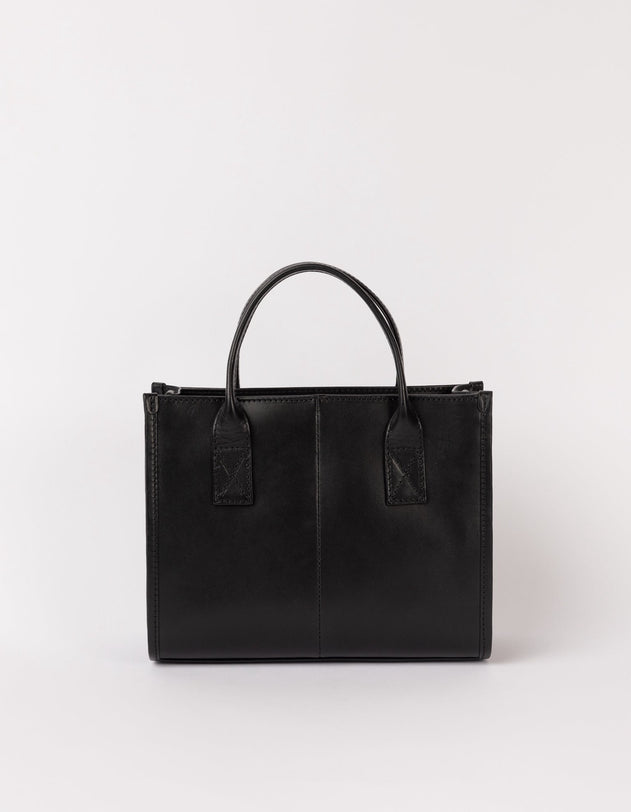 Jackie Midi Bag Leather Strap Classic Leather Black