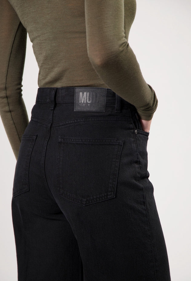 Sara High Loose Jeans Nero Nero