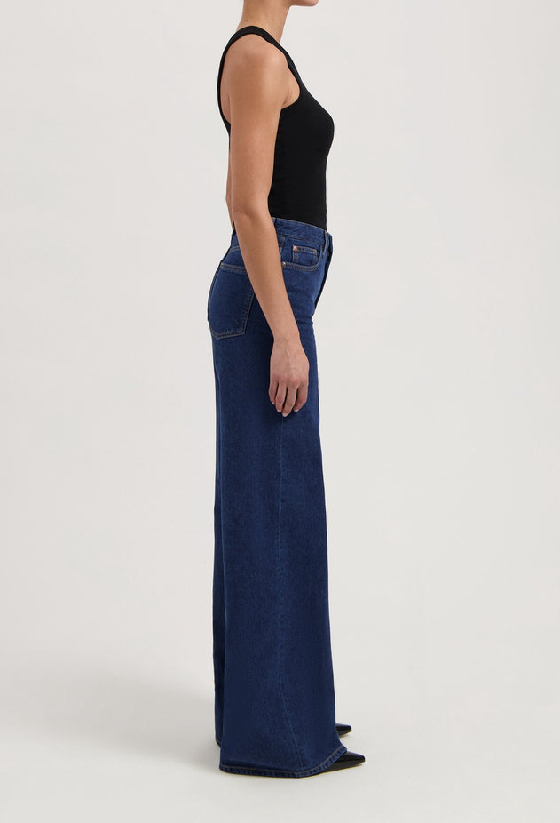 Sara High Loose Jeans Stone Indigo