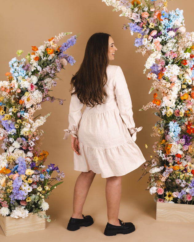 Hailey Dress Sandshell Beige