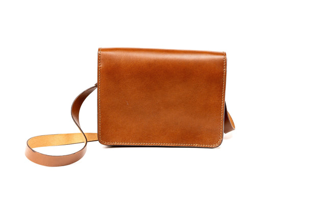 Leather Crossbody Santa Fe Collection Brown