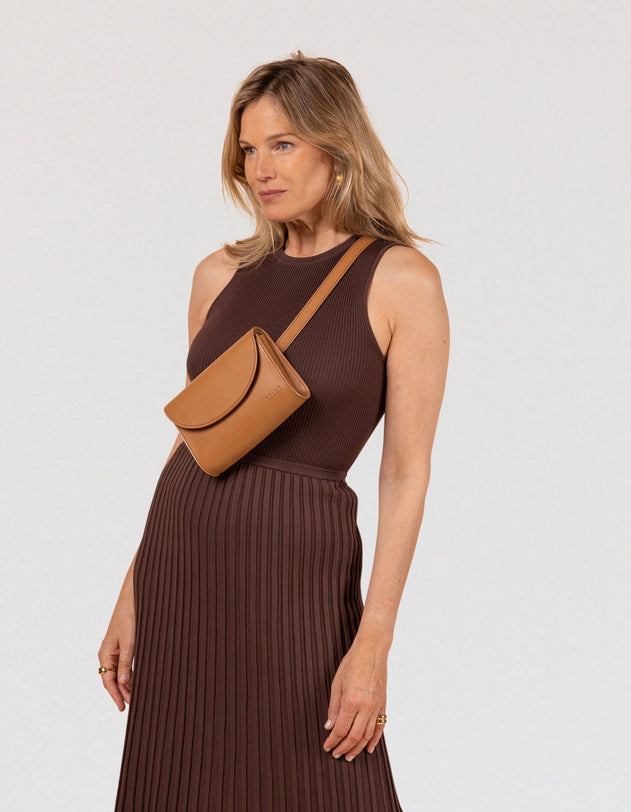 Sanne Belt Bag Cognac Vegan Uppeal™