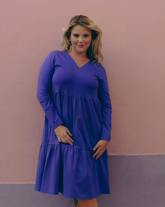 Amélie Layered Dress Indigo - IVALO.COM