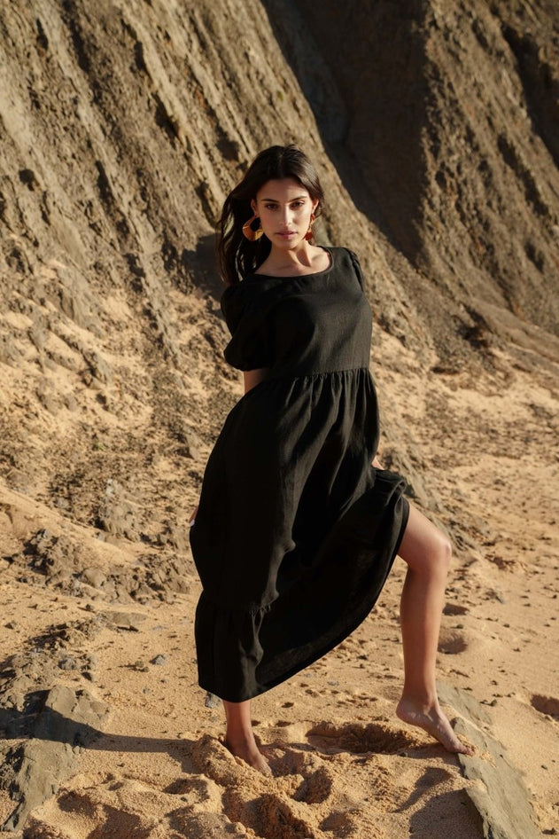 Astrid Dress Black - IVALO.COM