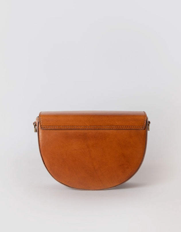 Ava Cognac Classic Leather Bag