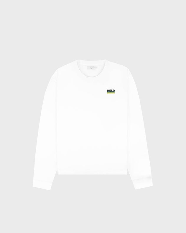 Beverly Après Ski Long Sleeve T-Shirt White