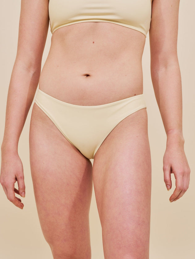 Batur Ruched Bikini Bottom Mellow Yellow