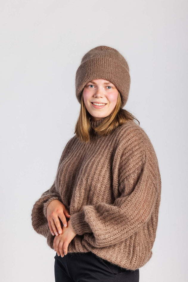 Robin Mohair Knit Smoky Taupe