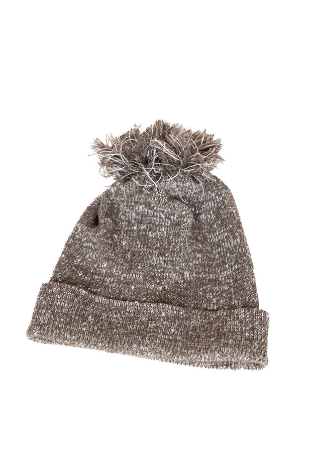 The Hemp Wool Bobble Beanie Brown