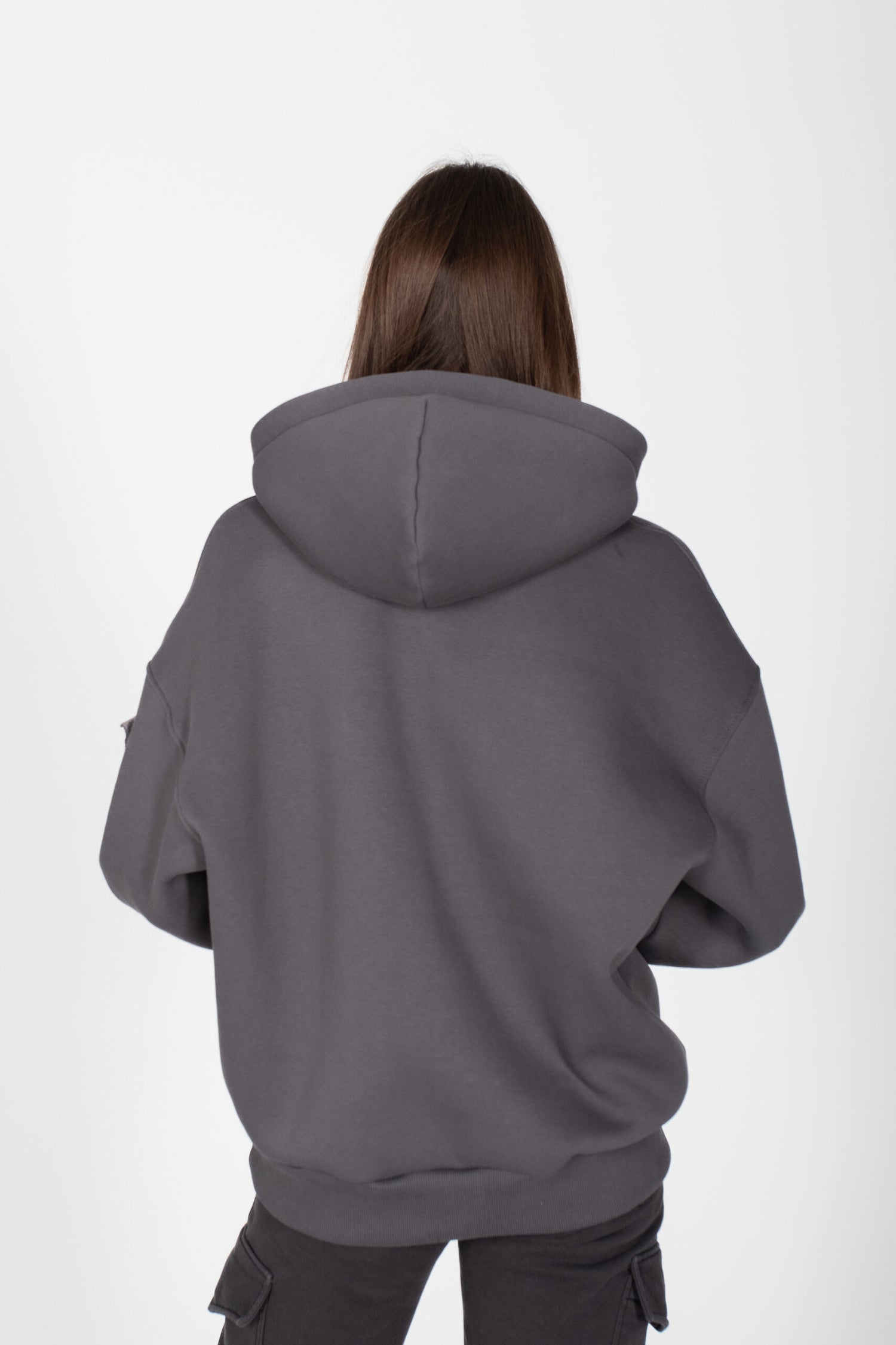 Kangaroo Pocket Hoodie Anthracite