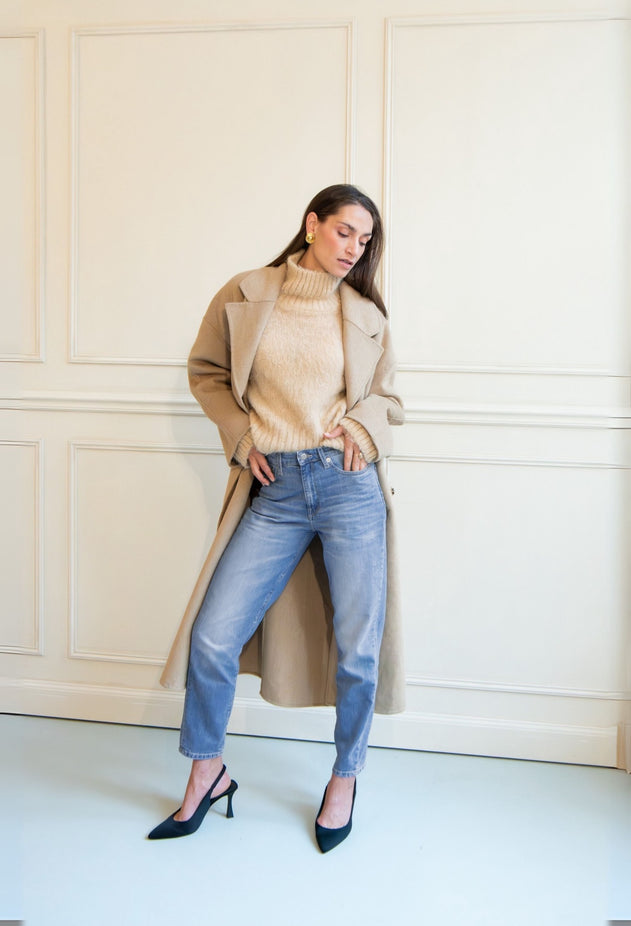 Mams High Tapered Jeans Old Stone