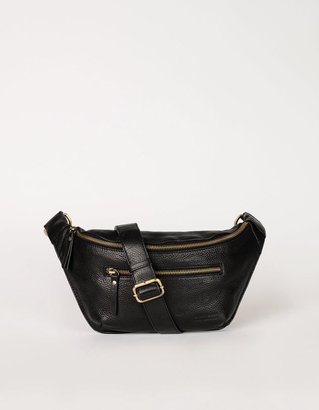Drew Bum Bag Soft Grain Leather Black