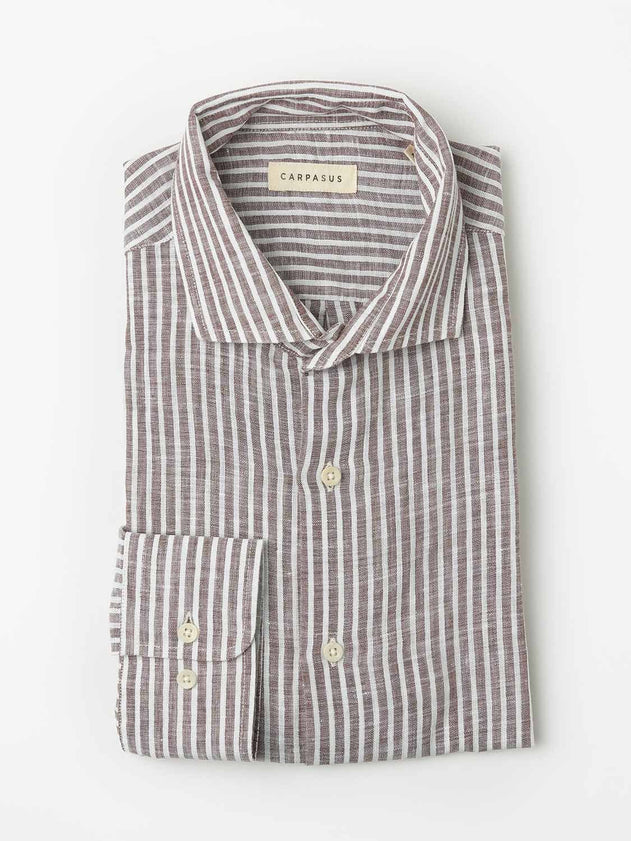Bellerive Linen Shirt Brown