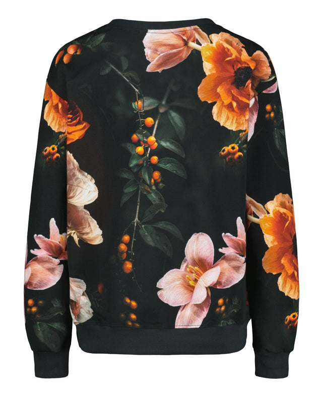 Casual Chic Print Shirt Copper Flower