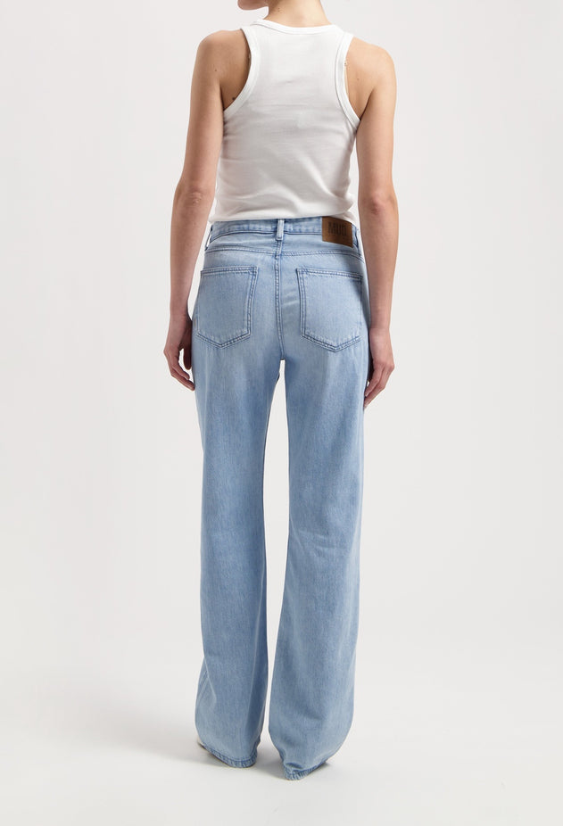 Jamie Mid Loose Flow Jeans Stone Vintage