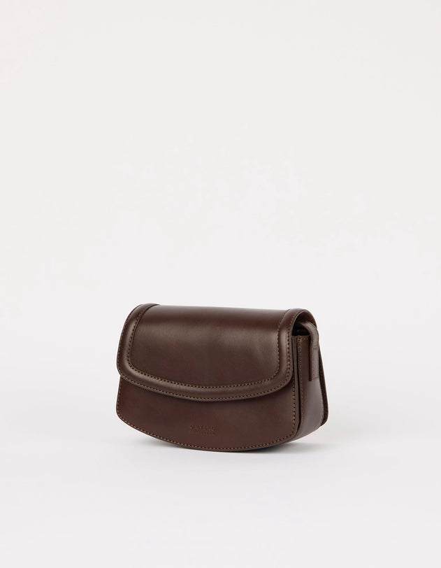 Kendalini Bag Classic Leather Chocolate Brown