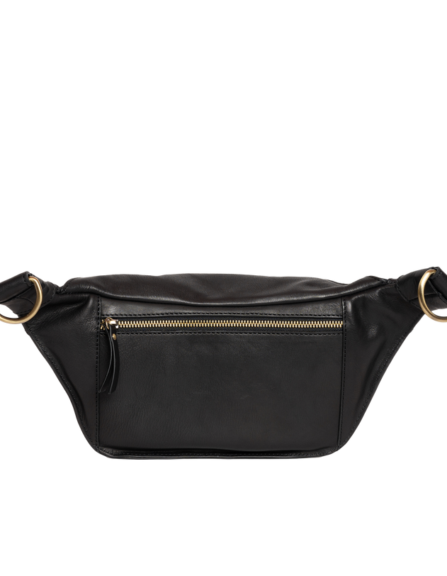 Drew Bum Bag Soft Grain Leather Black