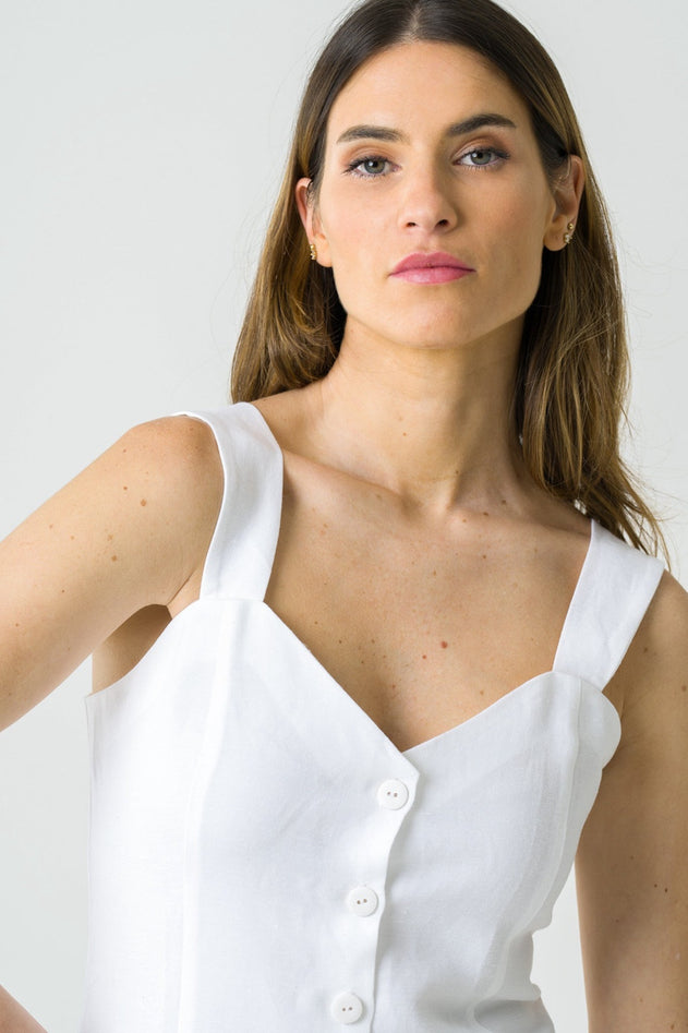 Anémone Top White