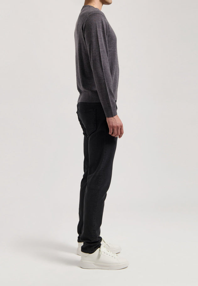 Dunn Low Tapered Jeans Stone Black