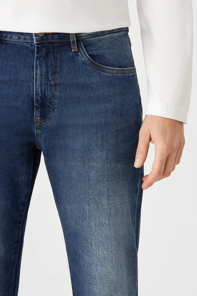 Dusk Regular Classic Jeans Dark Blue