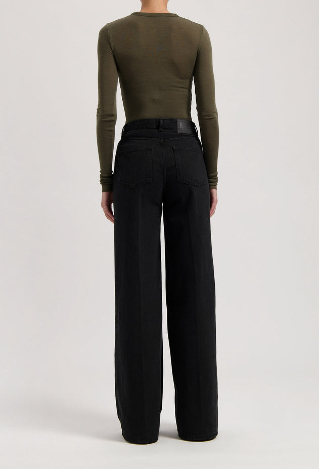 Sara High Loose Jeans Nero Nero