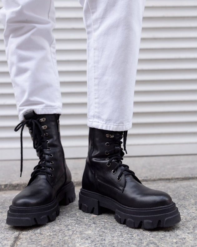 Combat Vegan Worker Boots