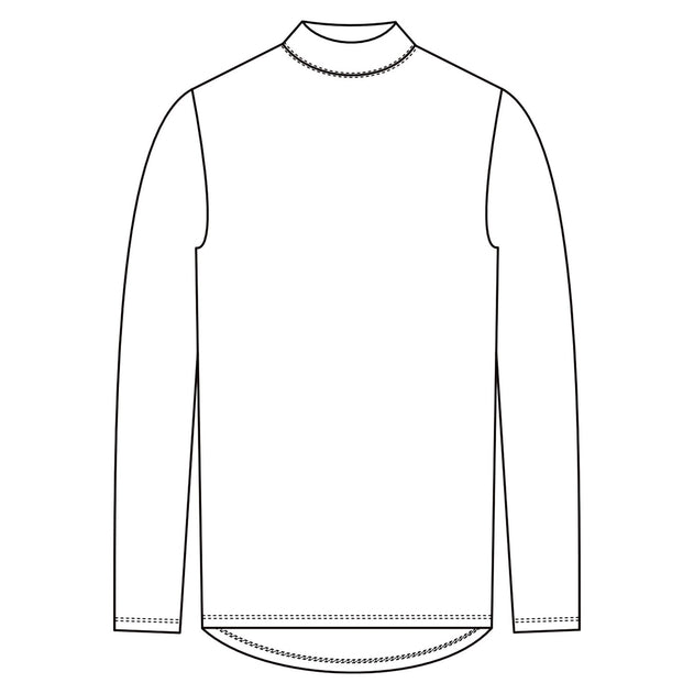 Men's Timmi Long Sleeve Merino Silk Shirt Black