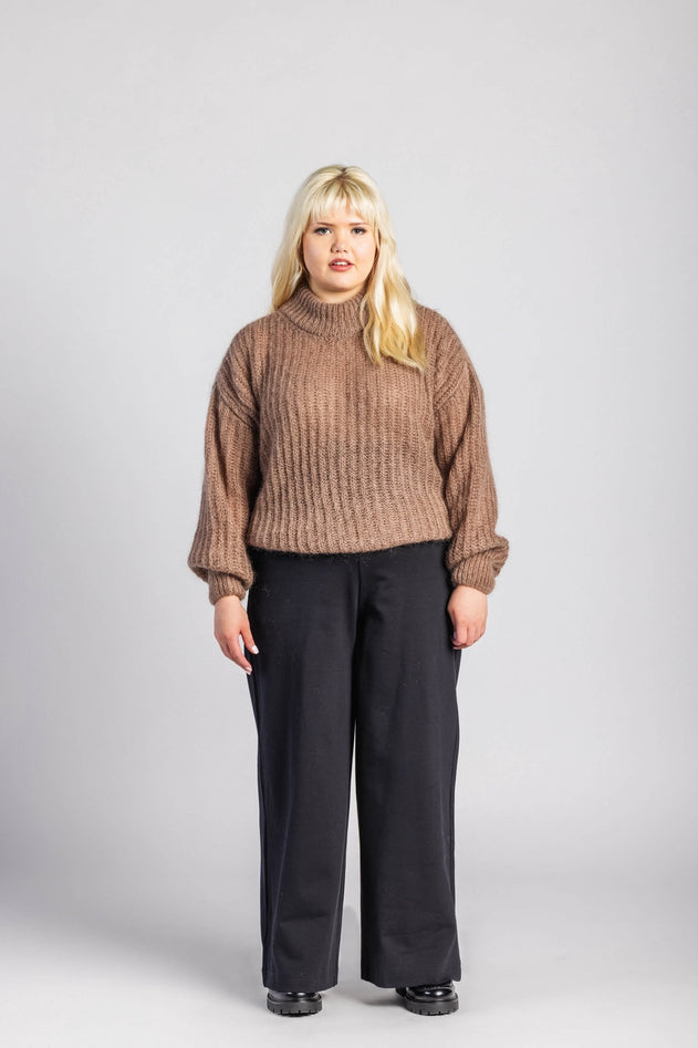 Robin Mohair Knit Smoky Taupe