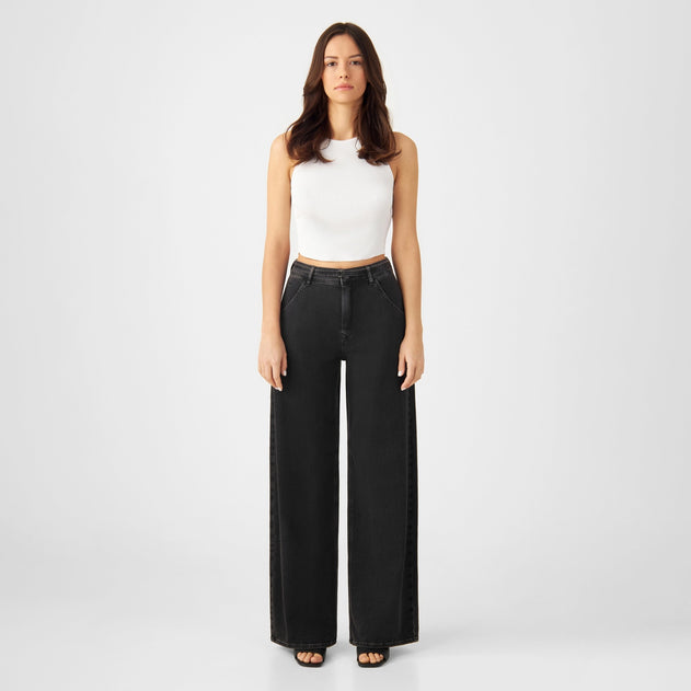 Blink Wide Jeans Black Denim
