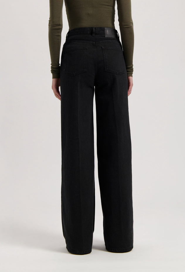 Sara High Loose Jeans Nero Nero
