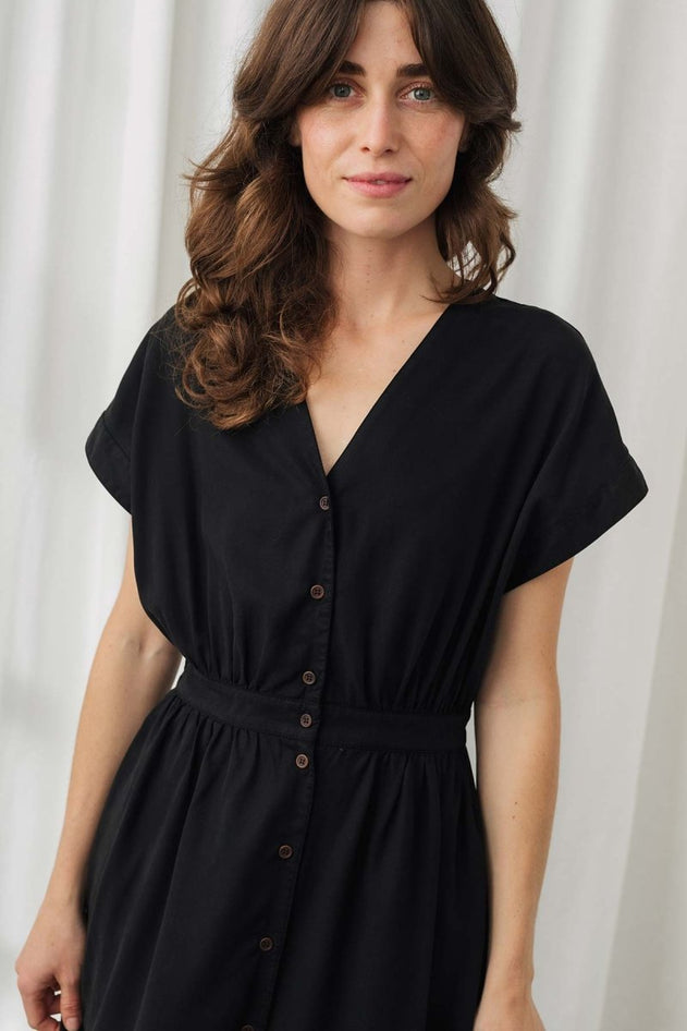Folegandros Dress Black - IVALO.COM