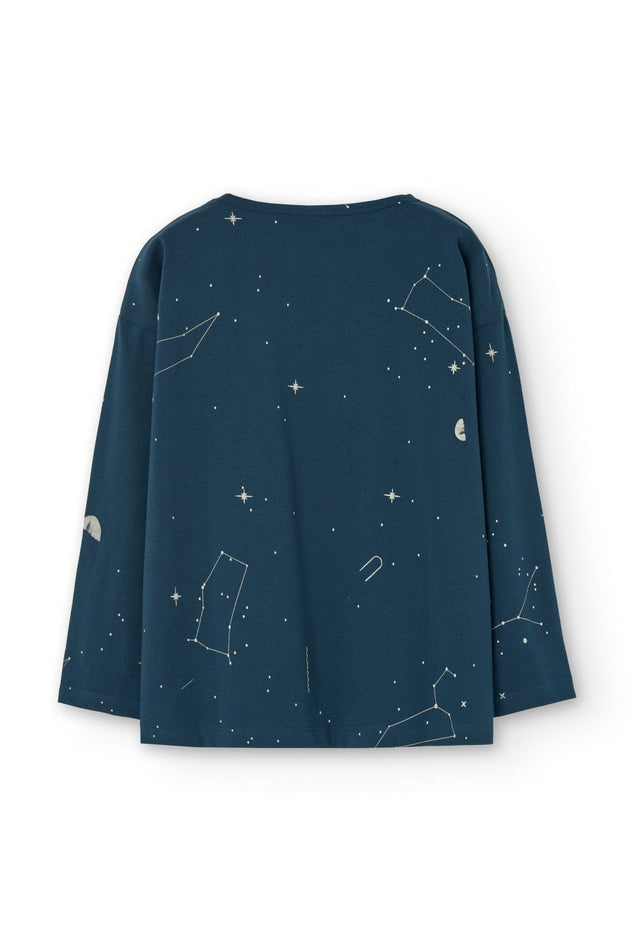 Kids' Gayle T-Shirt Constellations Blue