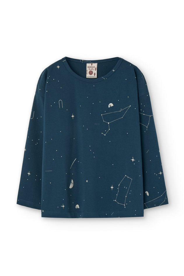 Kids' Gayle T-Shirt Constellations Blue