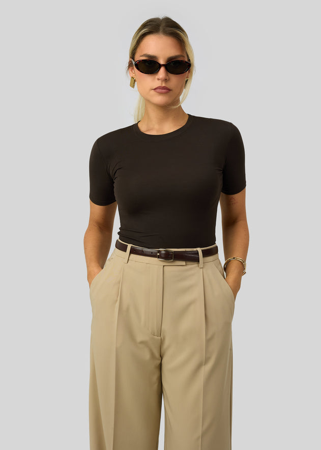 90’s Fitted T-Shirt Brown