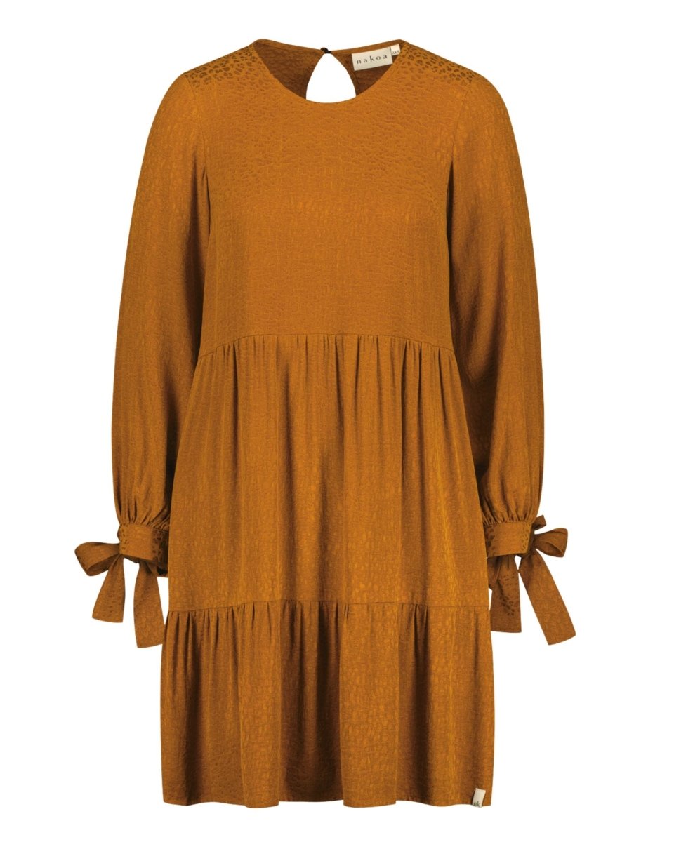 Hailey Dress Golden Leo - IVALO.COM