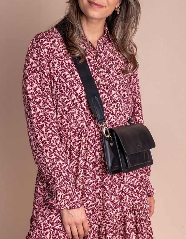 Harper Mini Black Classic Leather