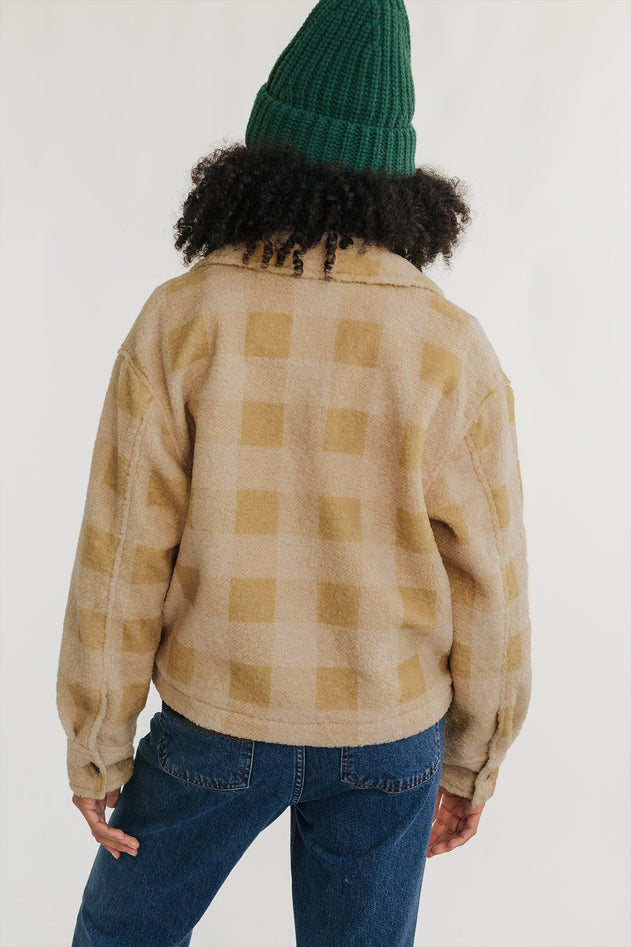 Hoben Jacket Mustard Check