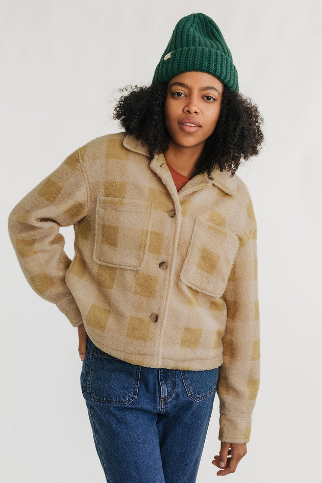 Hoben Jacket Mustard Check