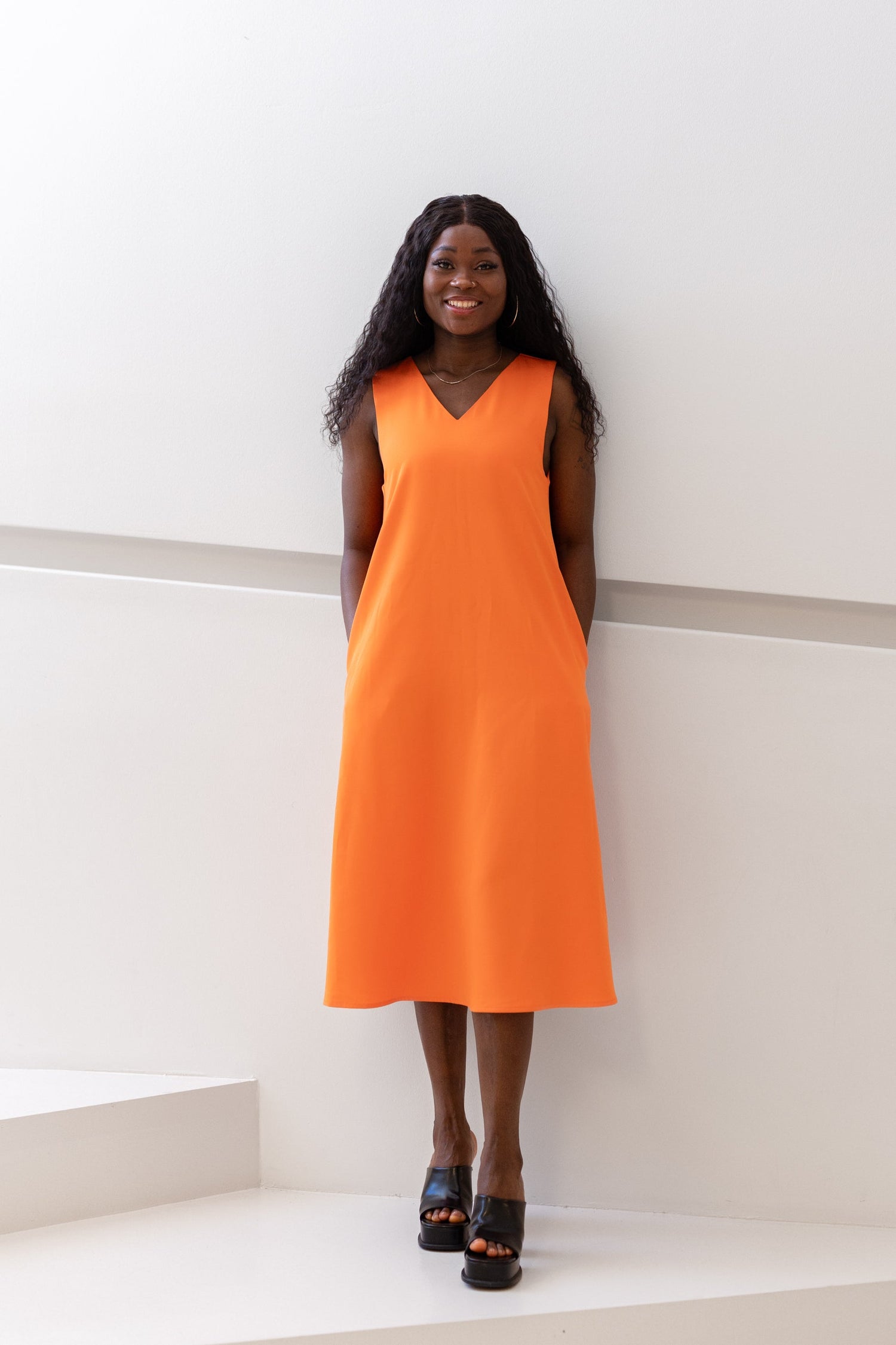 Viena Dress Sea Buckthorn