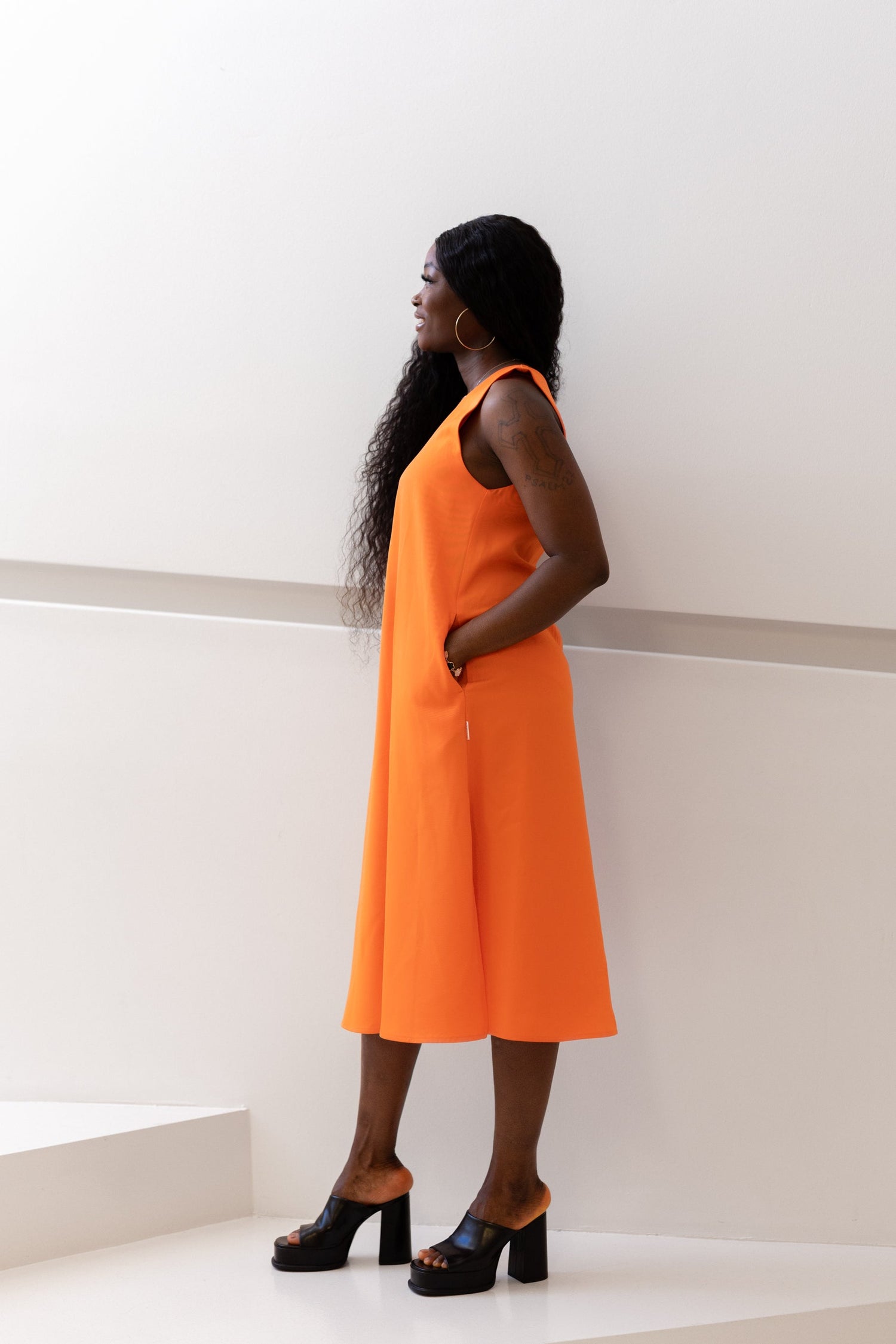 Viena Dress Sea Buckthorn