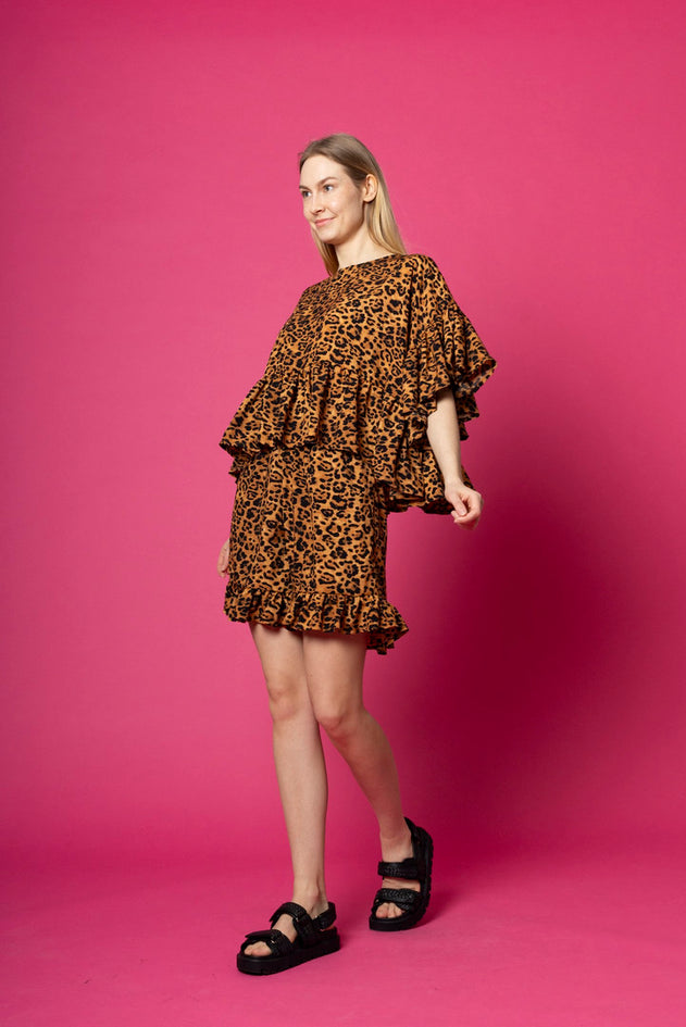 Flirty Blouse Leopard