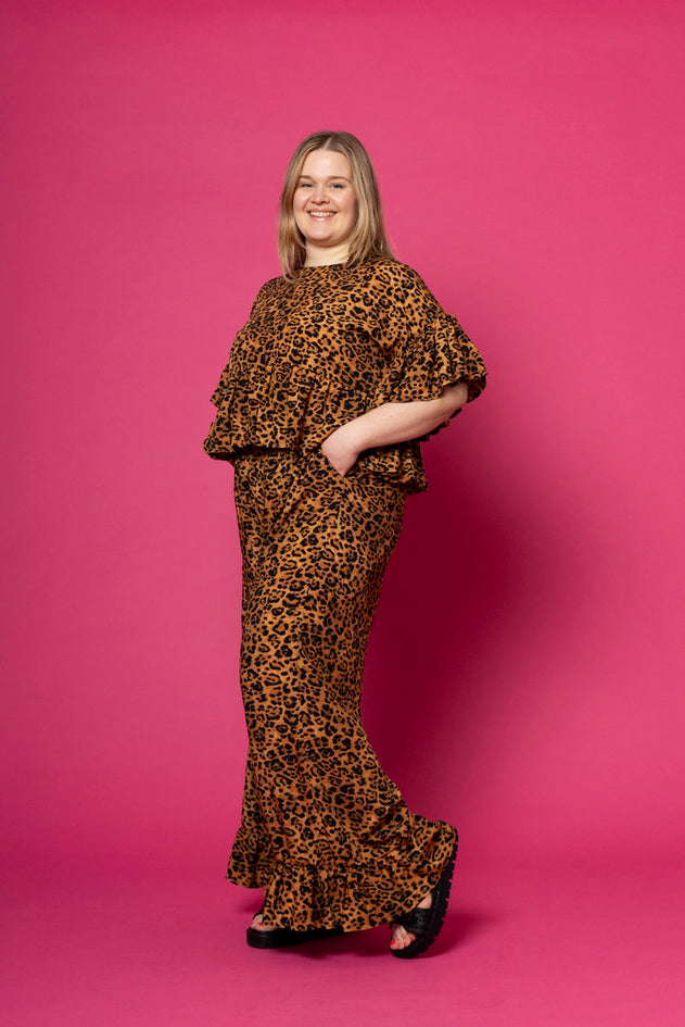 Flirty Blouse Leopard