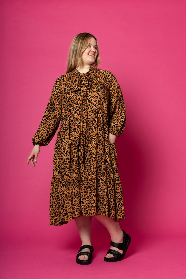 Long Flowy Dress Leopard