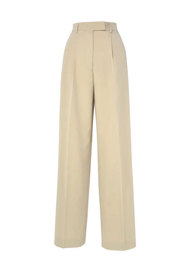 Jagger Getailleerde Broek Beige