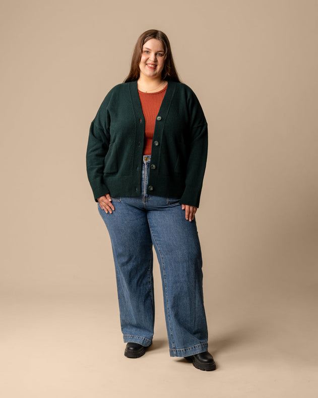 Kaste Cardigan Green