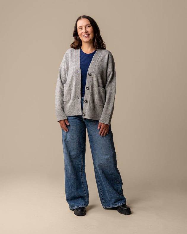 Kaste Cardigan Grey