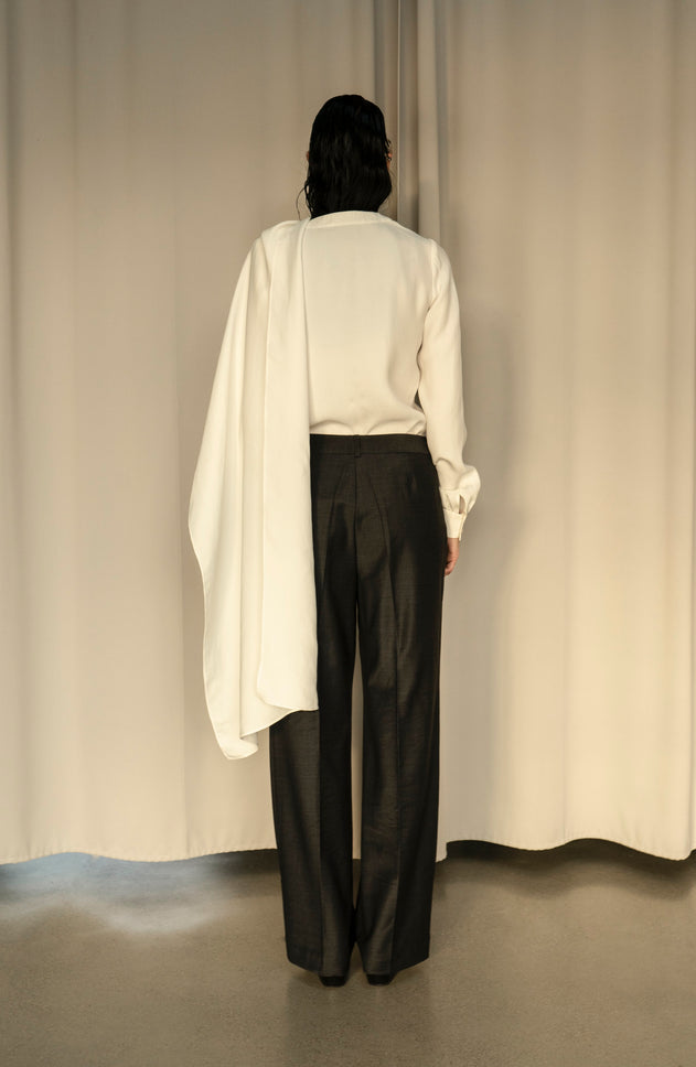 Dnipro Witte Lange Das Blouse