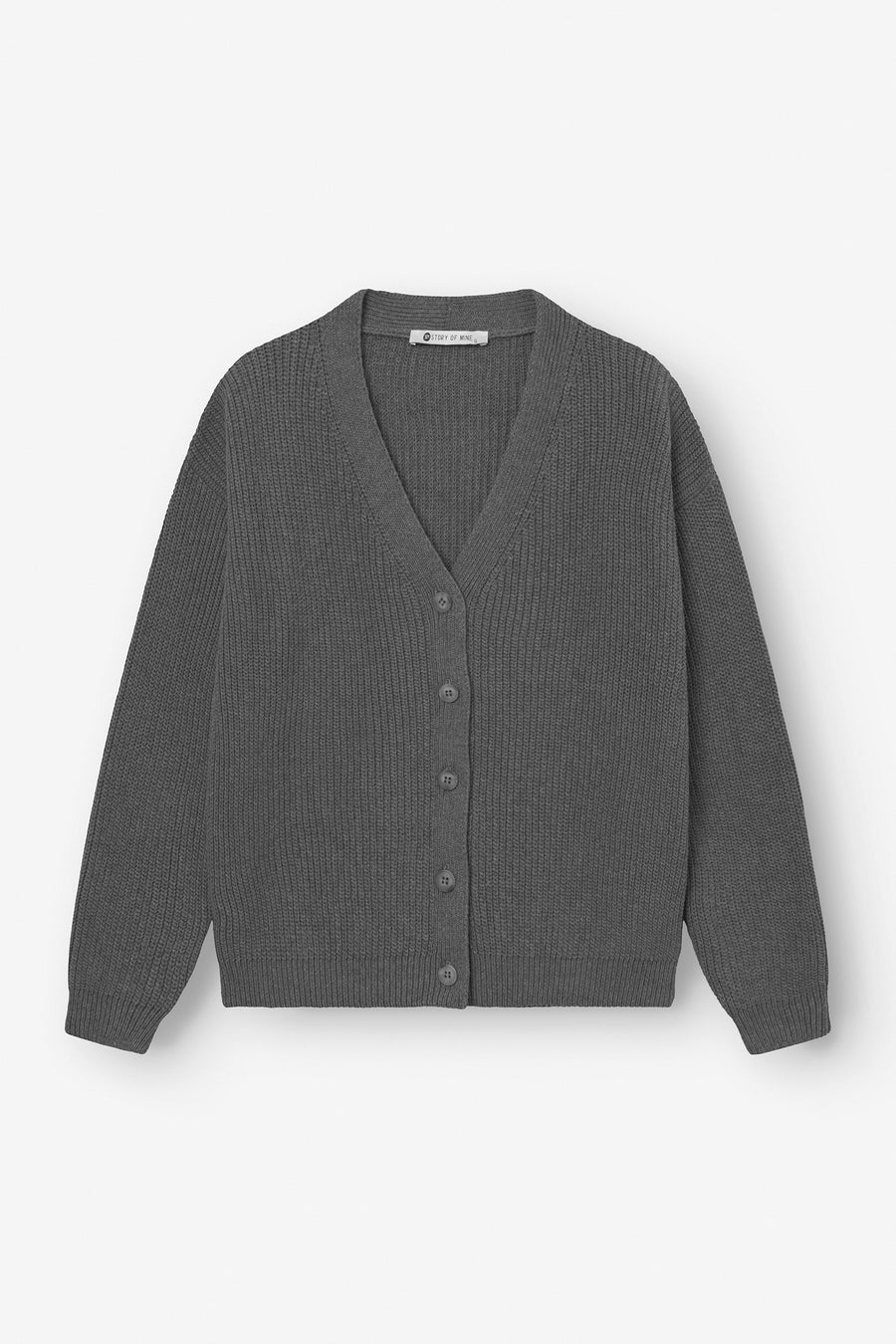 Short Cardigan Grey