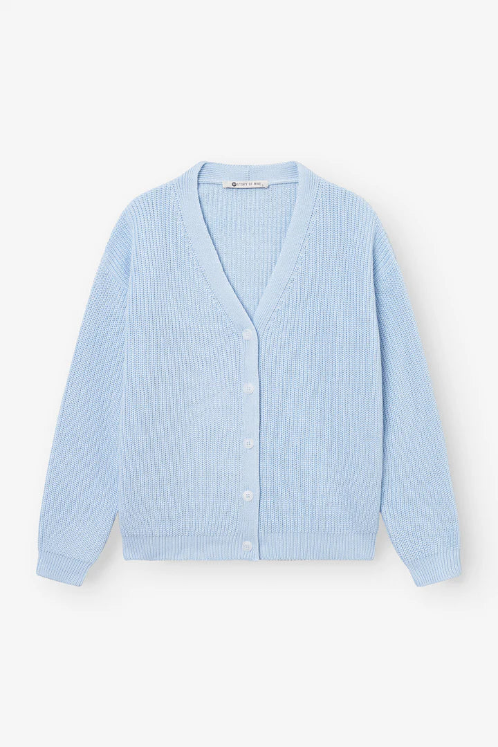 Short Cardigan Light Blue
