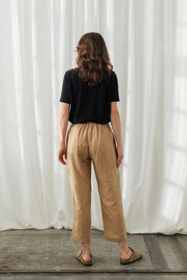 Lihue Pants Desert Khaki Stripes - IVALO.COM